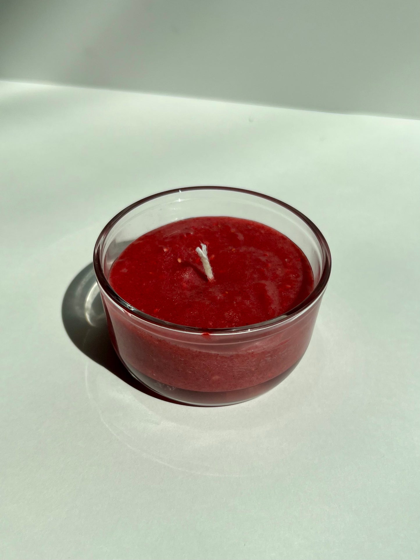 Świeca Malinowa 90g
