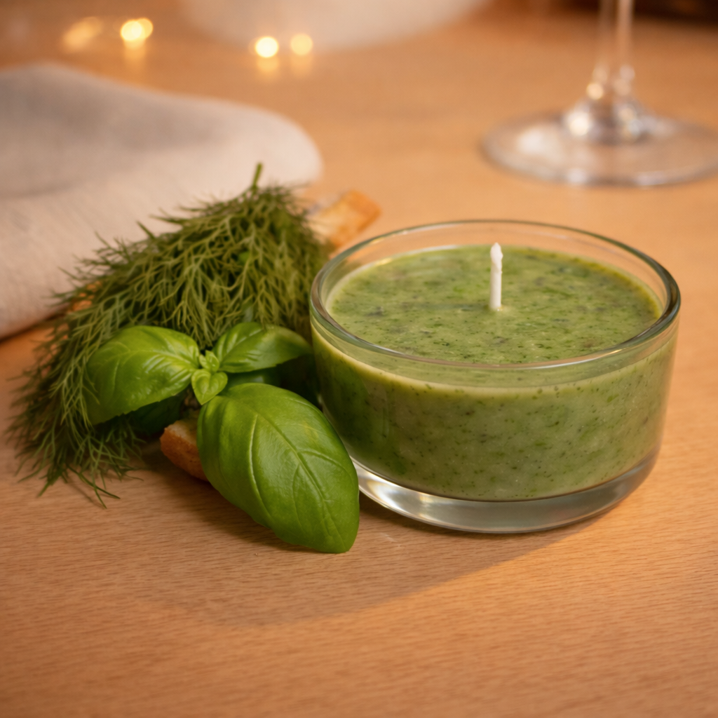 Essbare Kerze mit Kräutern 90 g