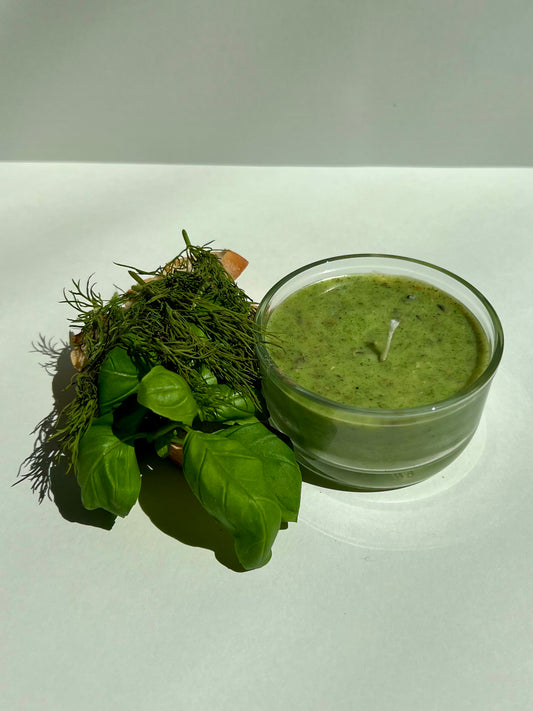 Jadalna świeca z ziołami 90g