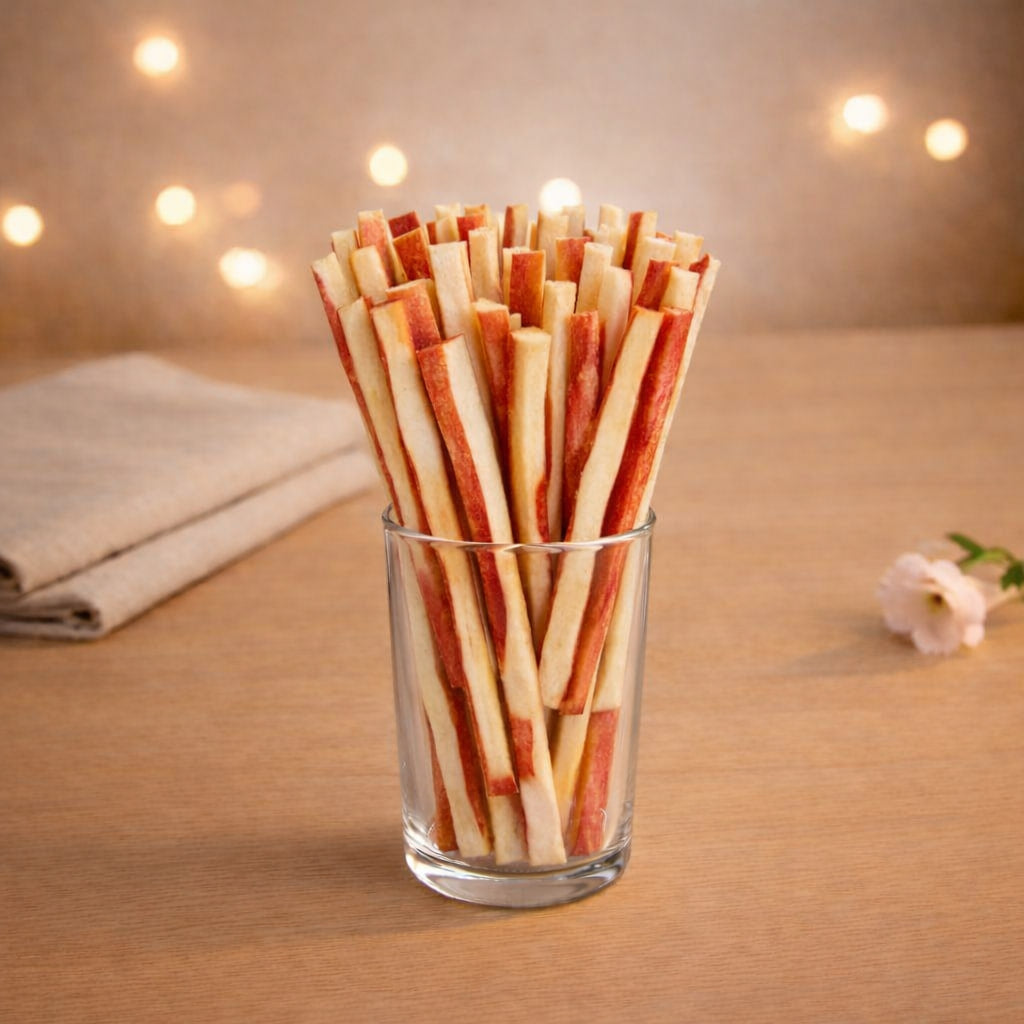 Jabłkowe paluszki suszone